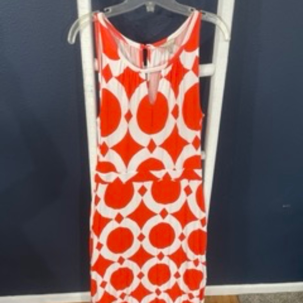 Banana Republic geometric print maxi dress - size M